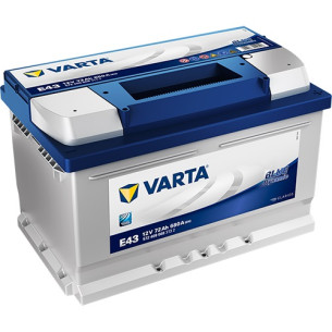 Μπαταρία Αυτοκινήτου Varta E43 blue dynamic 72ah